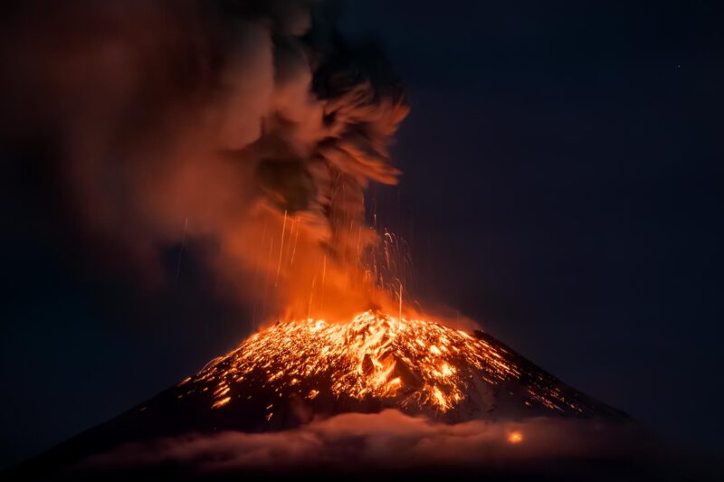 Actividad Popocatépetl 22 mayo 2023 (no. 01)