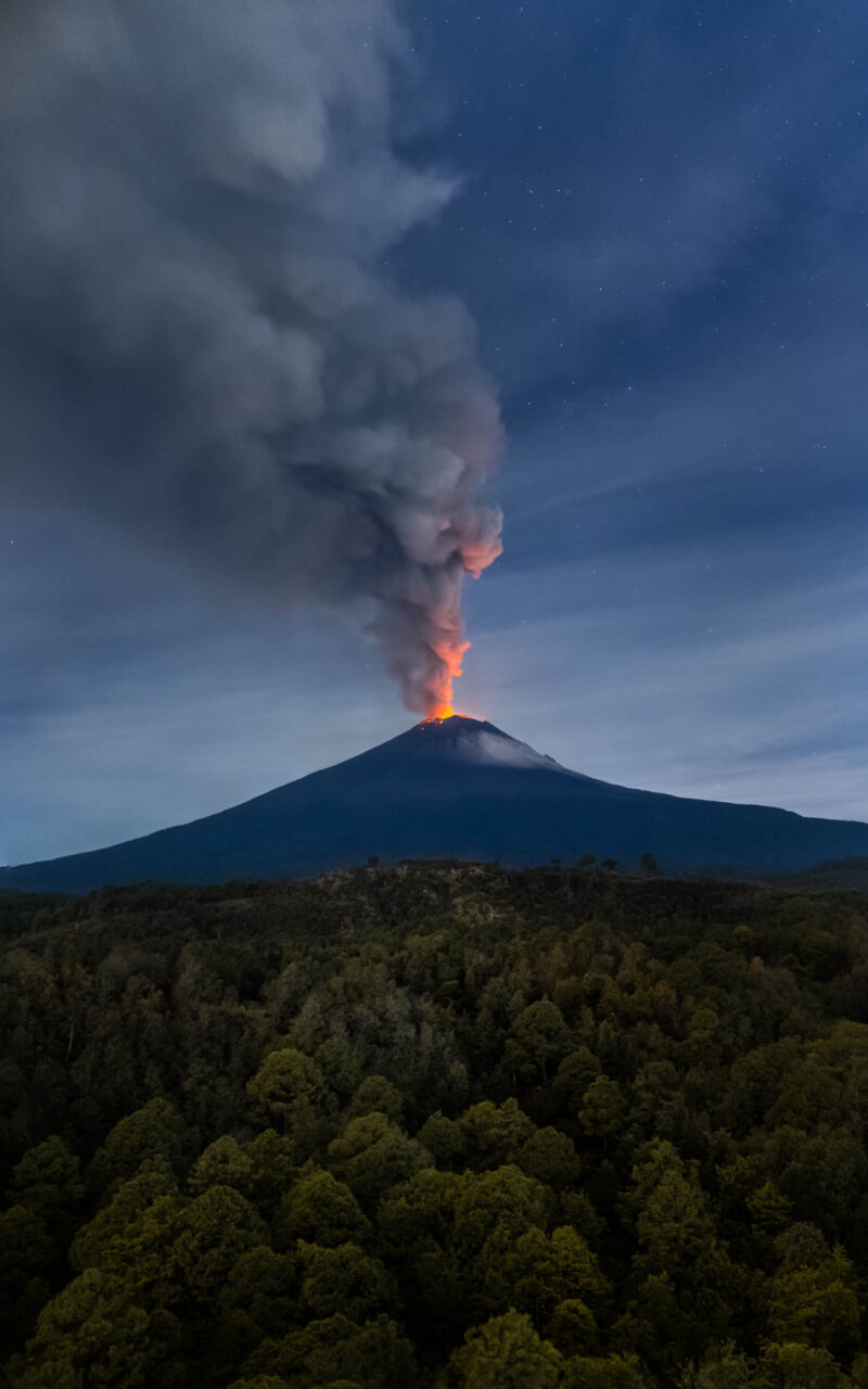 Actividad Popocatépetl 22 mayo 2023 (no. 02)